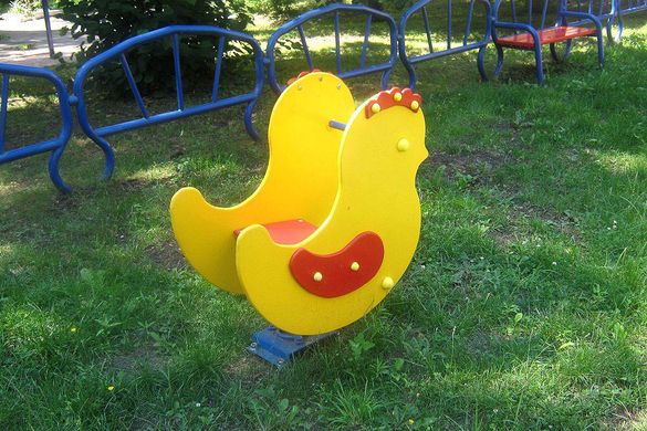 Детская качалка на пружине "Цыпленок" описание, фото, купить