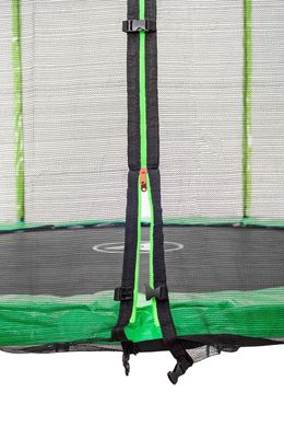 Батут Atleto 183 см с двойными ногами с сеткой зеленый описание, фото, купить
