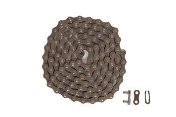 Цепь 1ск. 110зв. КМС S1 с замком (brown/brown) описание, фото, купить