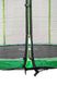 Батут Atleto 183 см с двойными ногами с сеткой зеленый фото 3