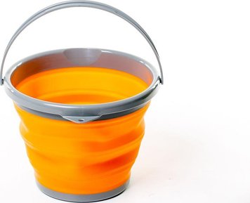 Складне силіконове похідне відро Tramp 10L orange опис, фото, купити