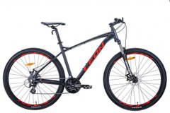 Велосипед 29 "Leon TN-90 2020 (графітовий з червоним (м)) опис, фото, купити