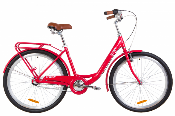Велосипед 26" Dorozhnik RUBY планет. 2020 (красный) описание, фото, купить