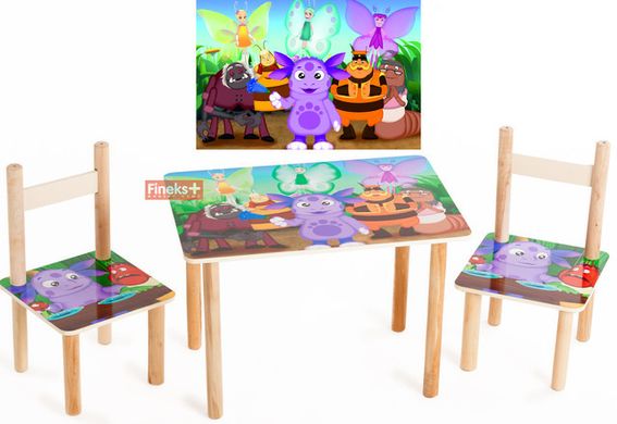 Детский набор стол и 2 стульчика "Лунтик" описание, фото, купить