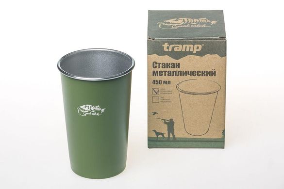 Походный стакан металлический Tramp (450мл) оливковый TRC-099 описание, фото, купить