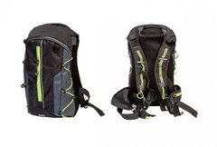 Рюкзак QIJIAN BAGS B-300 44х26х9cm (чорно-сіро-зелений) опис, фото, купити