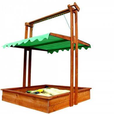 Детская деревянная песочница "Песочница с крышкой-5" описание, фото, купить