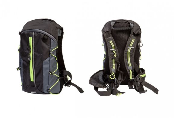 Рюкзак QIJIAN BAGS B-300 44х26х9cm (черно-серо-зеленый) описание, фото, купить
