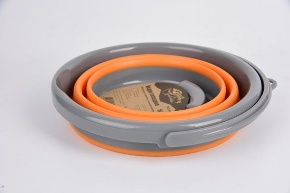 Складное силиконовое походное ведро Tramp 5L orange описание, фото, купить