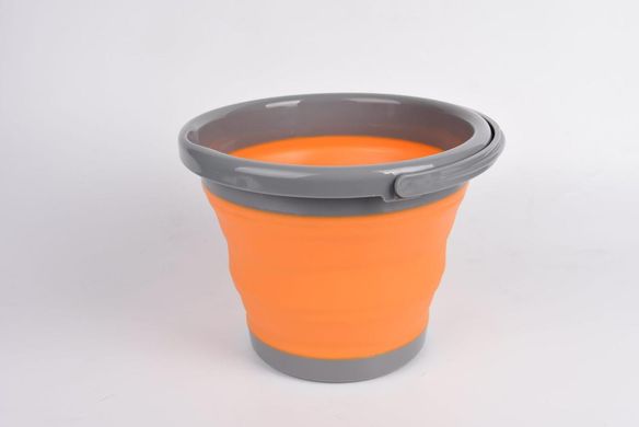 Складное силиконовое походное ведро Tramp 5L orange описание, фото, купить