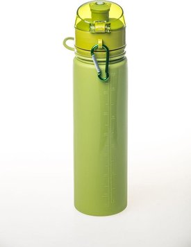 Пляшка силіконова спортивна Tramp 700ml olive опис, фото, купити