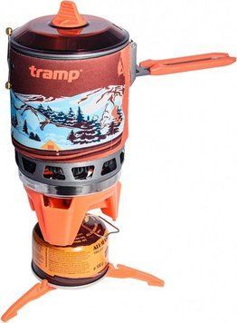 Система для приготування їжі Tramp 0,8 л помаранчева опис, фото, купити