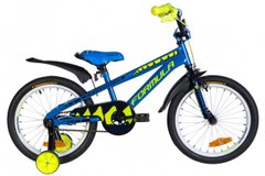 Велосипед 18" Formula WILD 2021 (синій з жовтим) опис, фото, купити