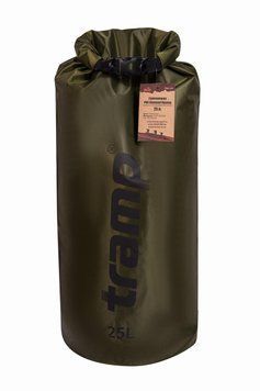 Гермомешок Tramp PVC Diamond Rip-Stop оливковый 25 л описание, фото, купить
