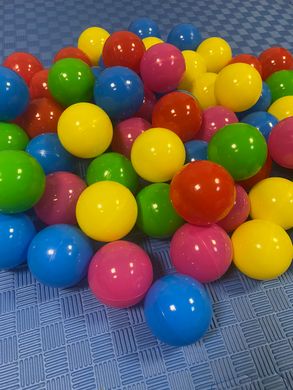 М'ячики для сухого басейну 8 см 50 шт опис, фото, купити