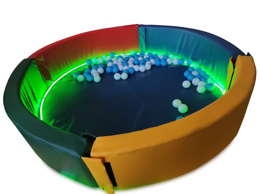 Сухой бассейн с подсветкой круглый 1,5 м описание, фото, купить