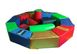 Сухой бассейн-манеж цветной с конструктором 2,1 м фото 4
