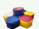Набір м'яких ігровий меблів з пуфів зі столиком "Шість пелюсток" фото 2