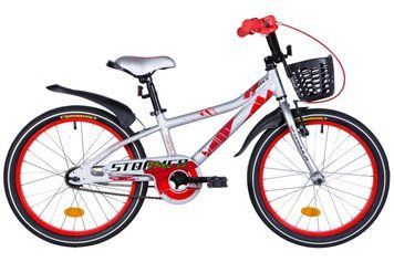 Велосипед 20" Formula STORMER 2021 (сріблясто-червоний) опис, фото, купити