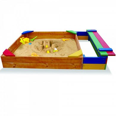 Детская деревянная песочница "Песочница-6" описание, фото, купить