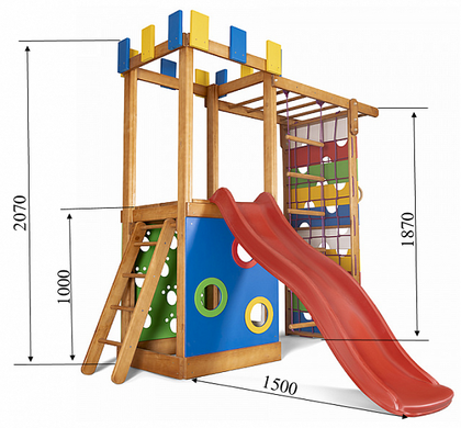 Детский игровой комплекс для дома Babyland-15 описание, фото, купить