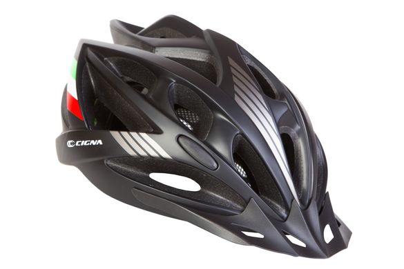 Шлем велосипедный с козырьком СIGNA WT-036 черный (Черный) описание, фото, купить