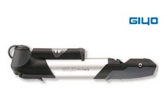 Насос міні GIYO GP-961 з манометром Pl AV / FV (100psi) Т-ручка (сірий) опис, фото, купити