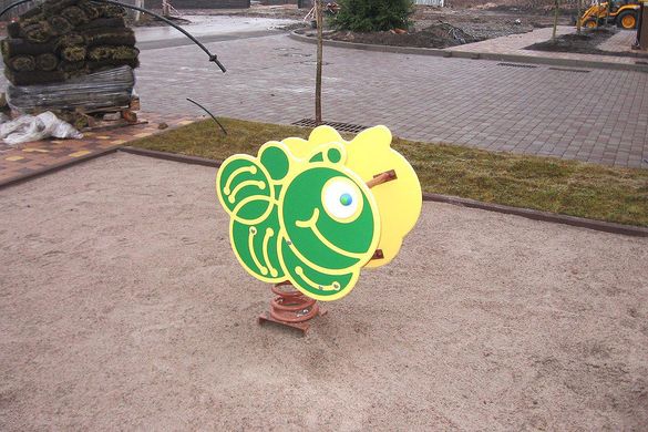 Детская качалка на пружине "Гусеница" описание, фото, купить