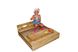 Детская деревянная песочница, 100*100 с крышкой фото 2