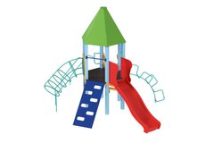 Дитячий ігровий комплекс "Вежа з пластиковою гіркою", 1,2 м опис, фото, купити