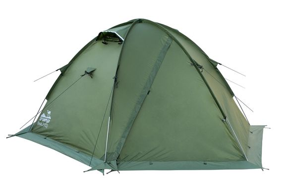 Двухместная экспедиционная палатка Tramp Rock 2 (V2) Зеленая описание, фото, купить